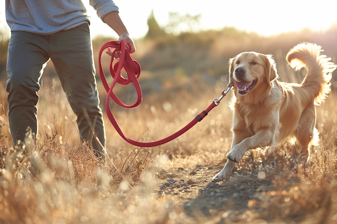 longue laisse pour chien