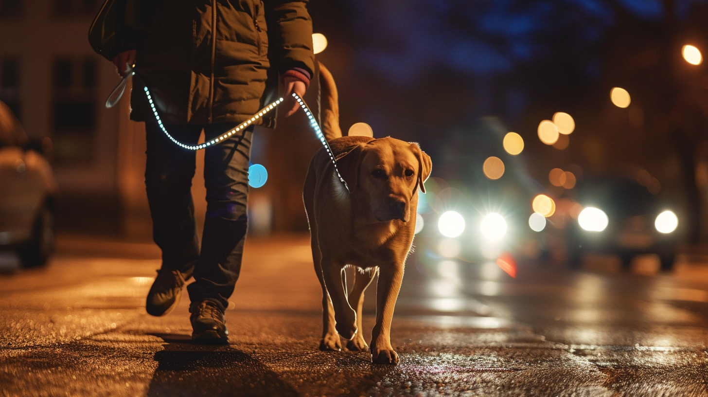 Laisse réfléchissante