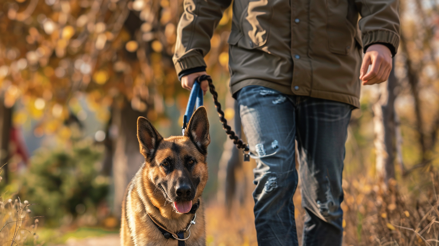 laisse élastique pour chien