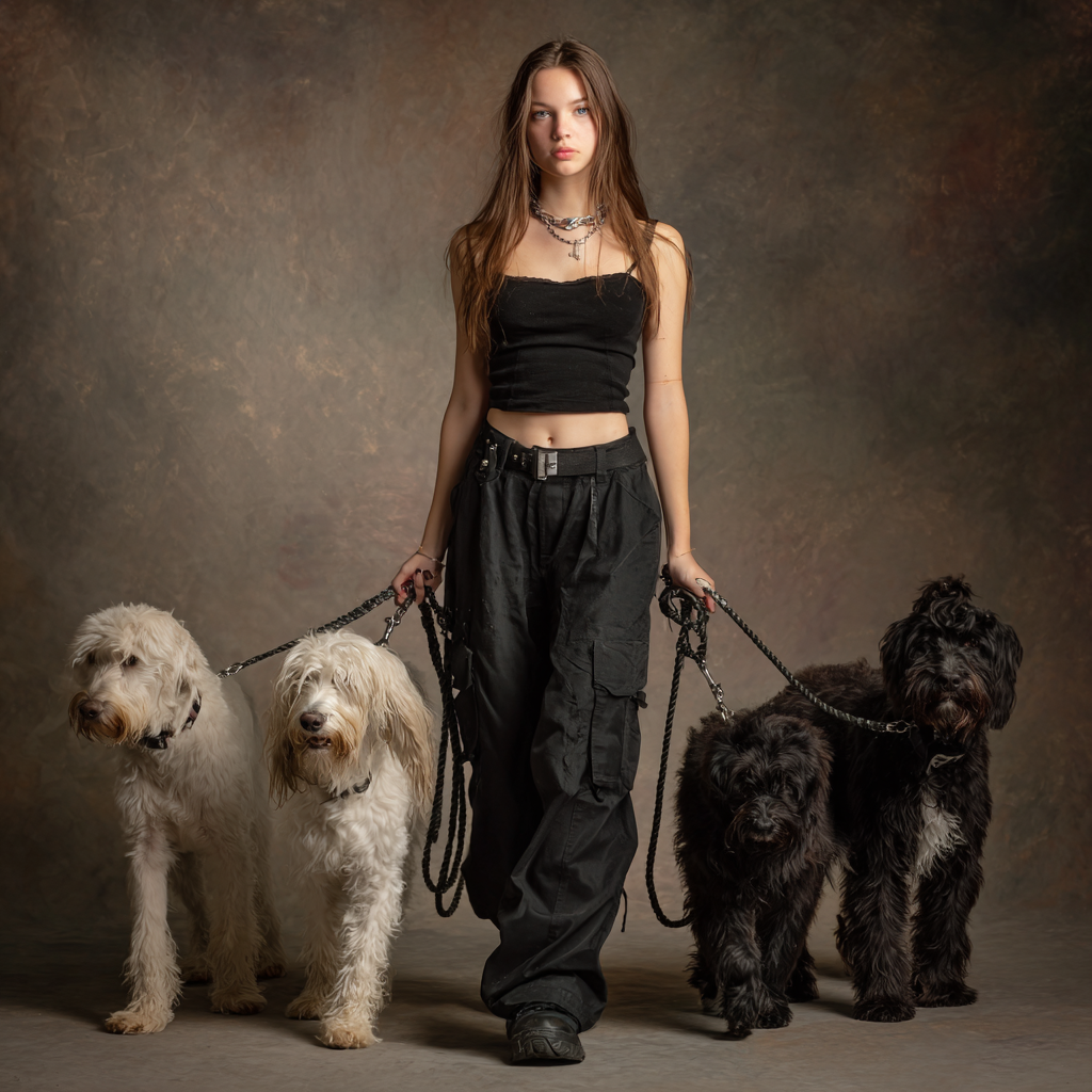 Laisse pour plusieurs chiens