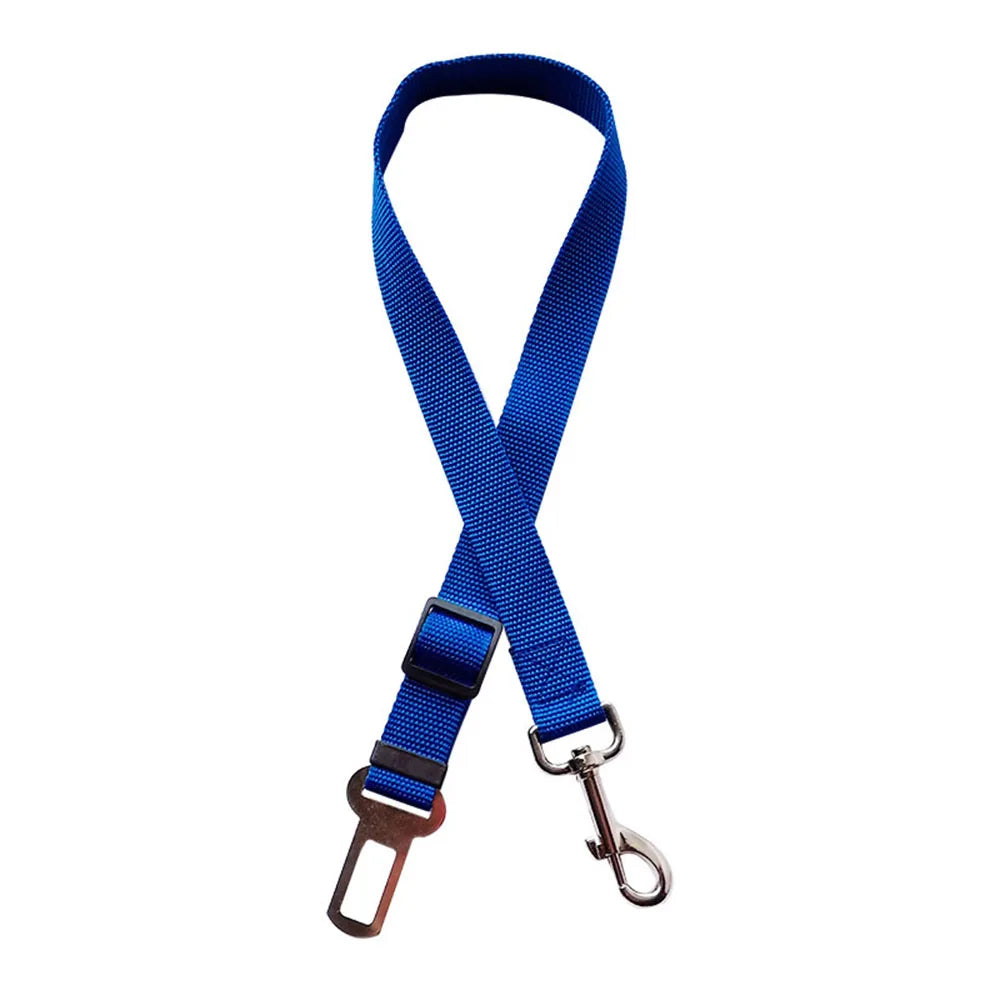ceinture de securite nylon bleu fonce