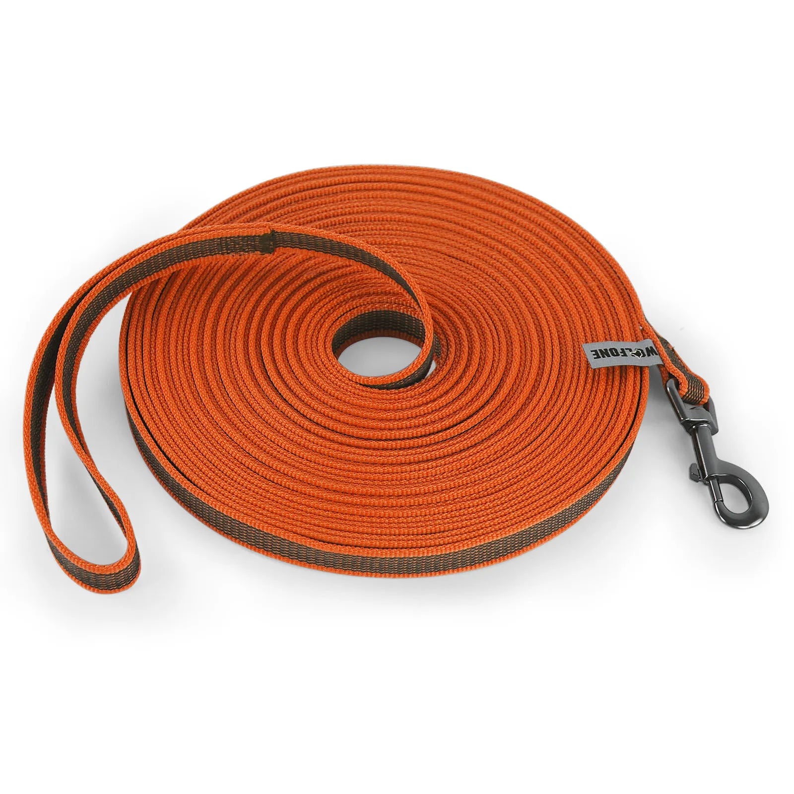 laisse nylon de dressage longe orange