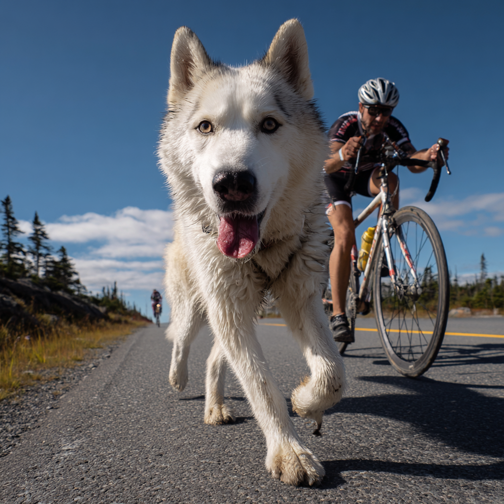 laisse pour vélo