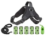 Laisse et harnais avec distributeur de sac - Vignette | laisse pour chien. fr