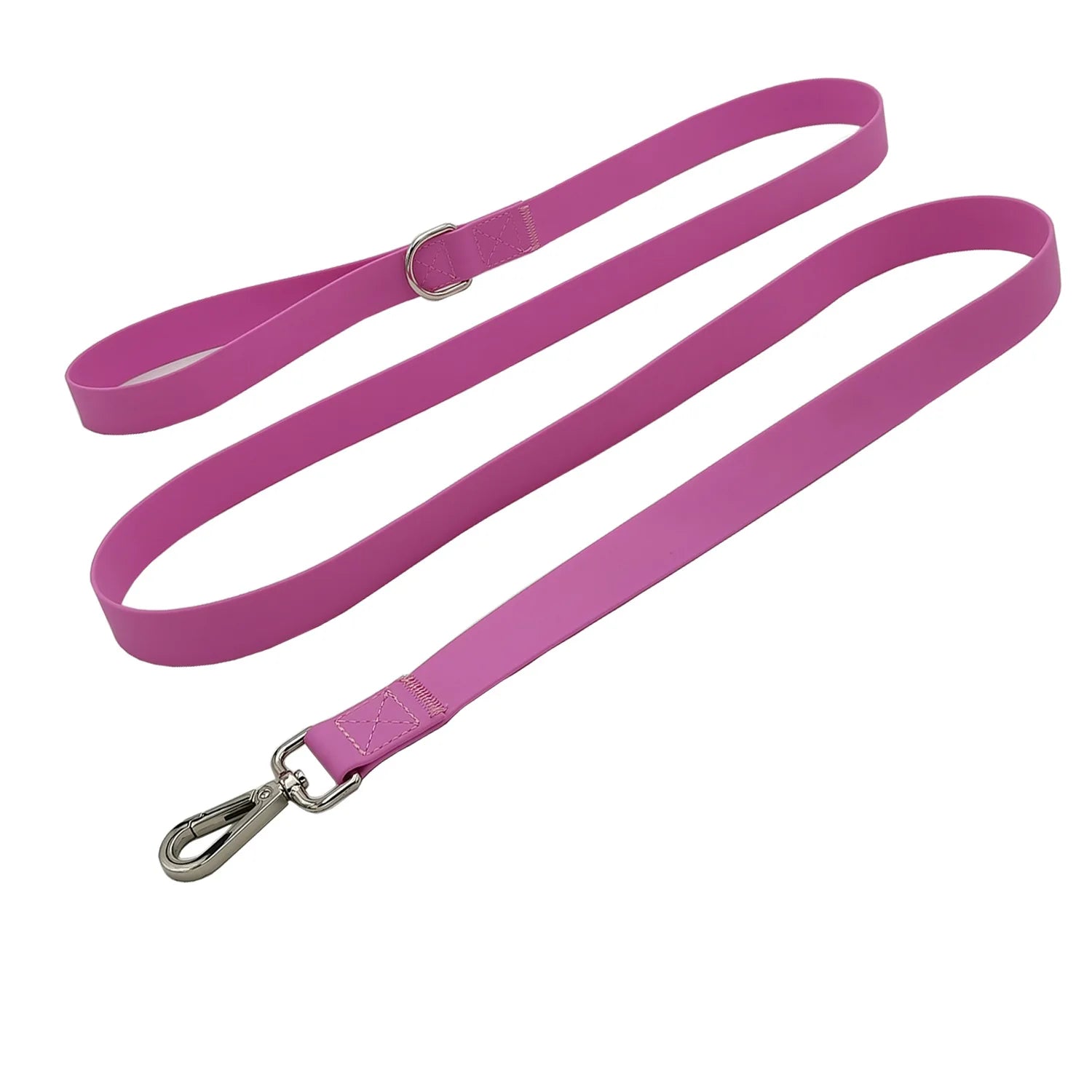 Laisse impermeable en PVC rose