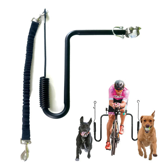 Laisse vélo élastique et ressort