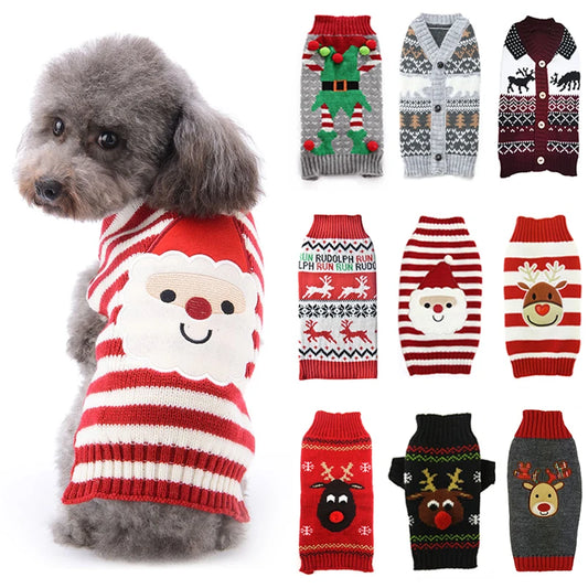 Pull de Noël pour chien 