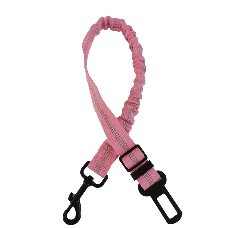 ceinture de securite elastique rose