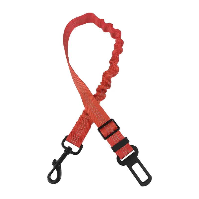 ceinture de securite elastique rouge