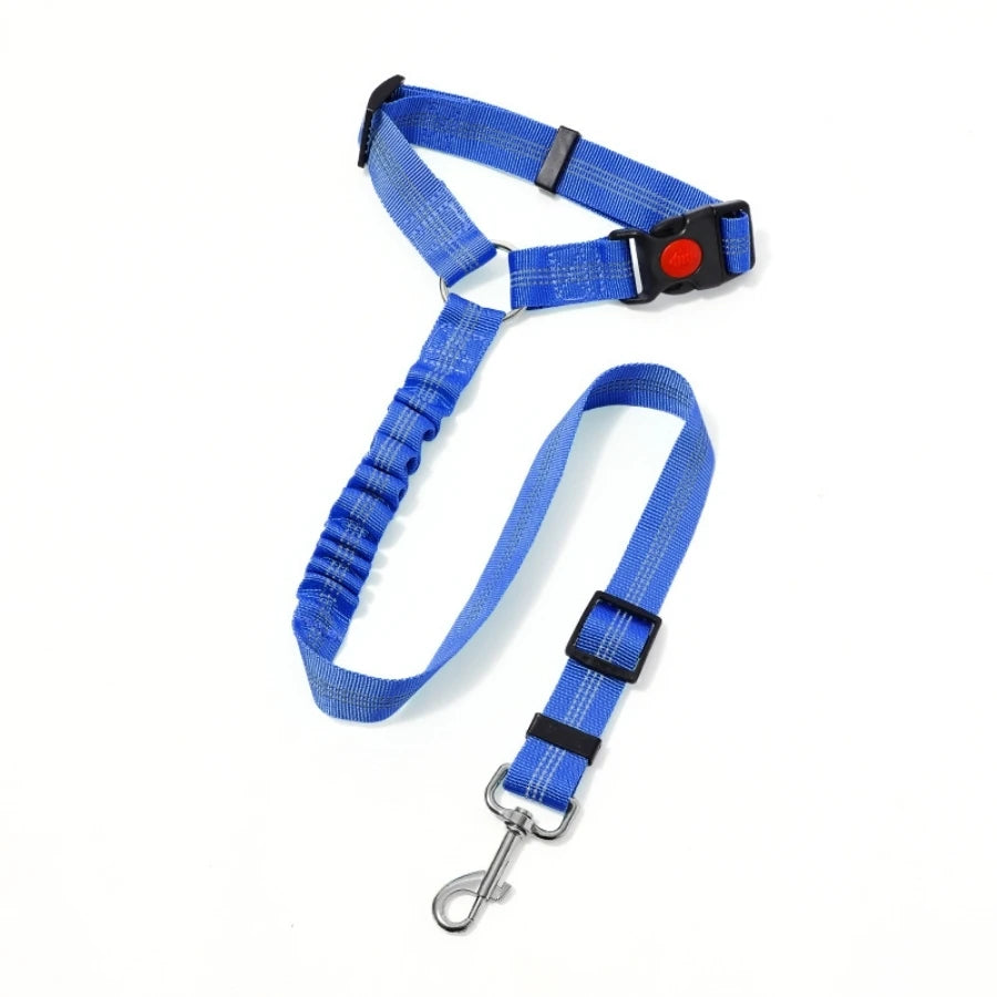 ceinture de securite elastique voiture bleu foncé