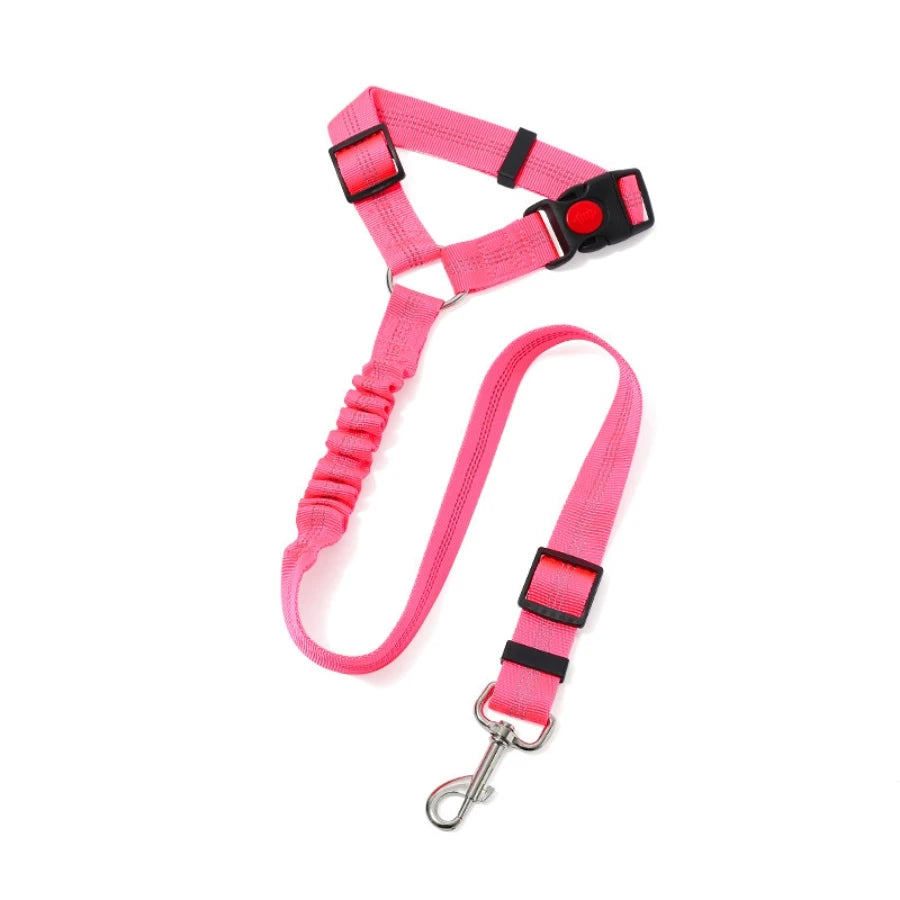 ceinture de securite elastique voiture rose