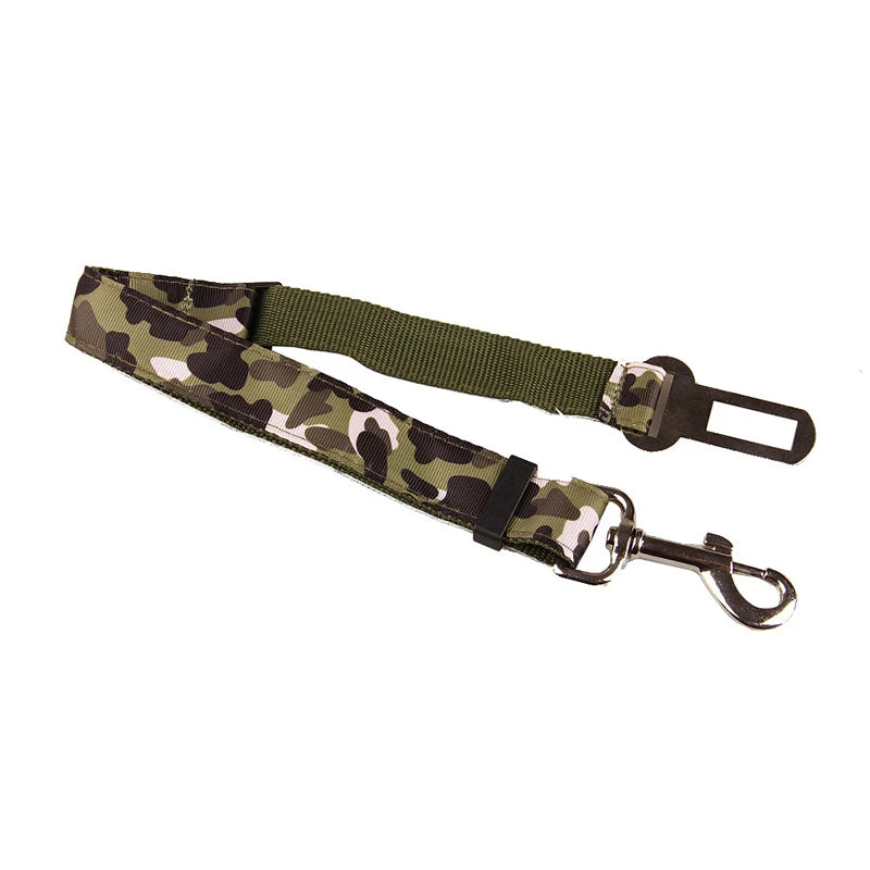 ceinture de securite reglable vert camouflage