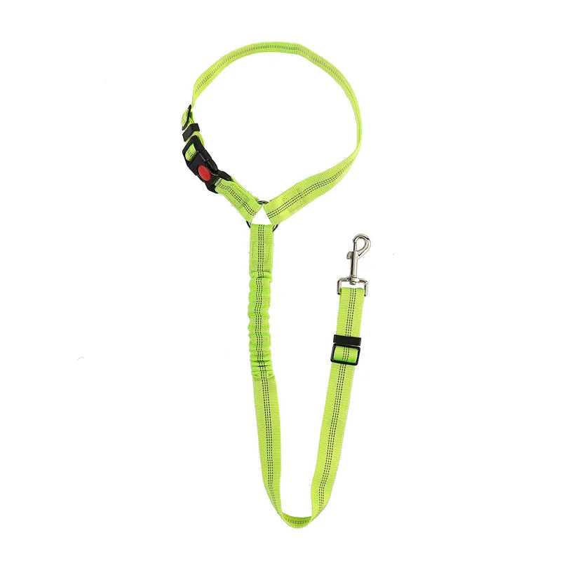 ceinture securite elastique vert
