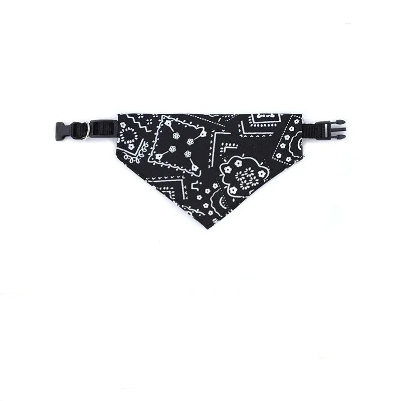 collier ajustable bandana noir