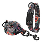 collier et laisse pour chien imprimé - Vignette | laisse pour chien. fr