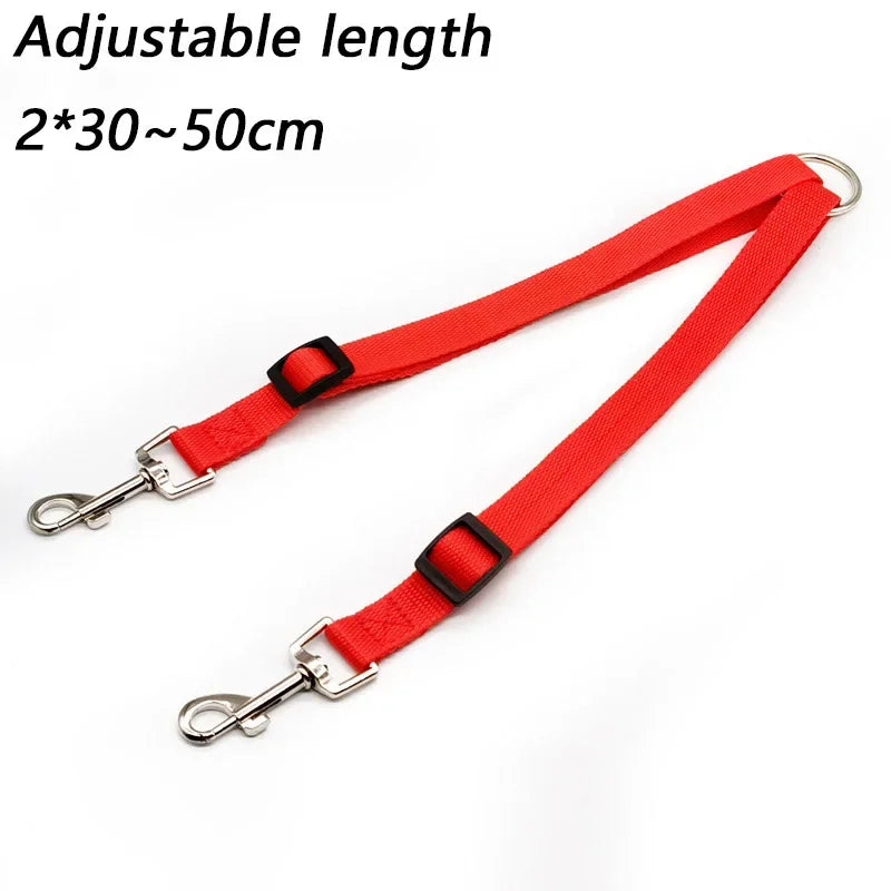 coupleur de laisse nylon couleur rouge 2