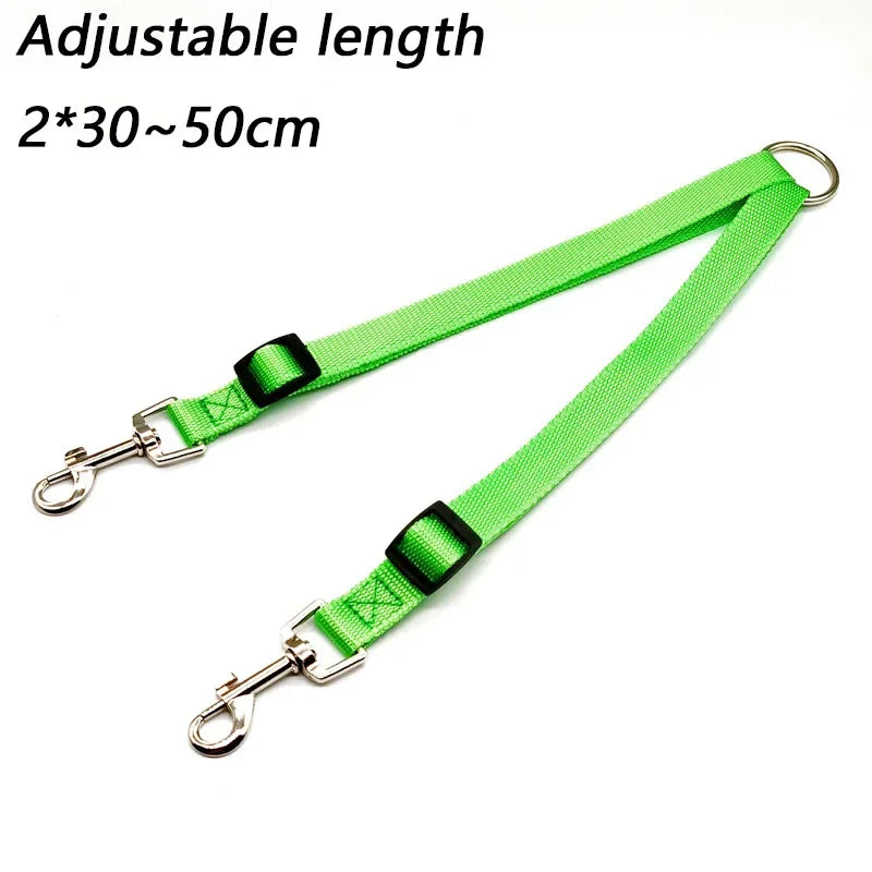coupleur de laisse nylon couleur vert