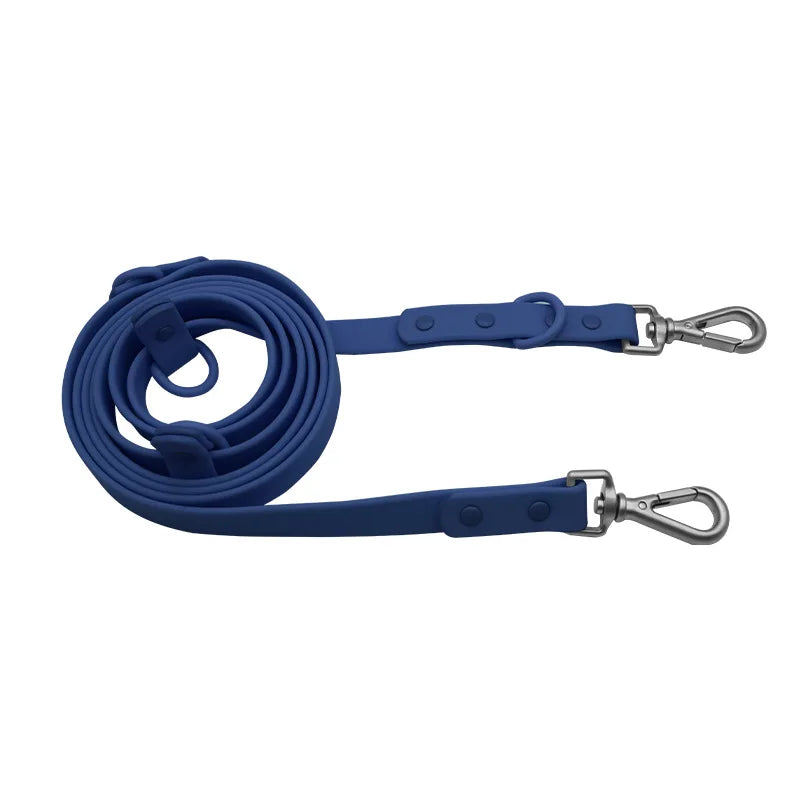 laisse PVC imperméable bleu