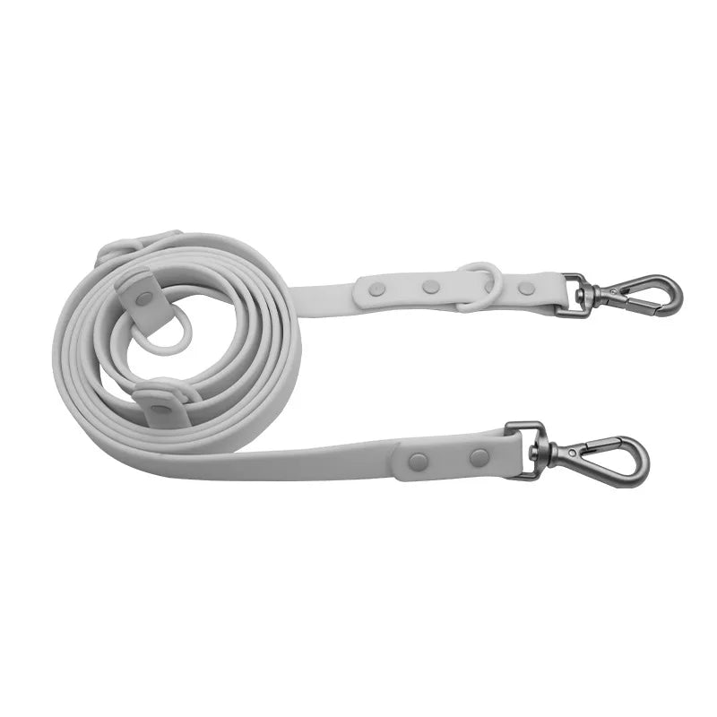 laisse PVC imperméable gris