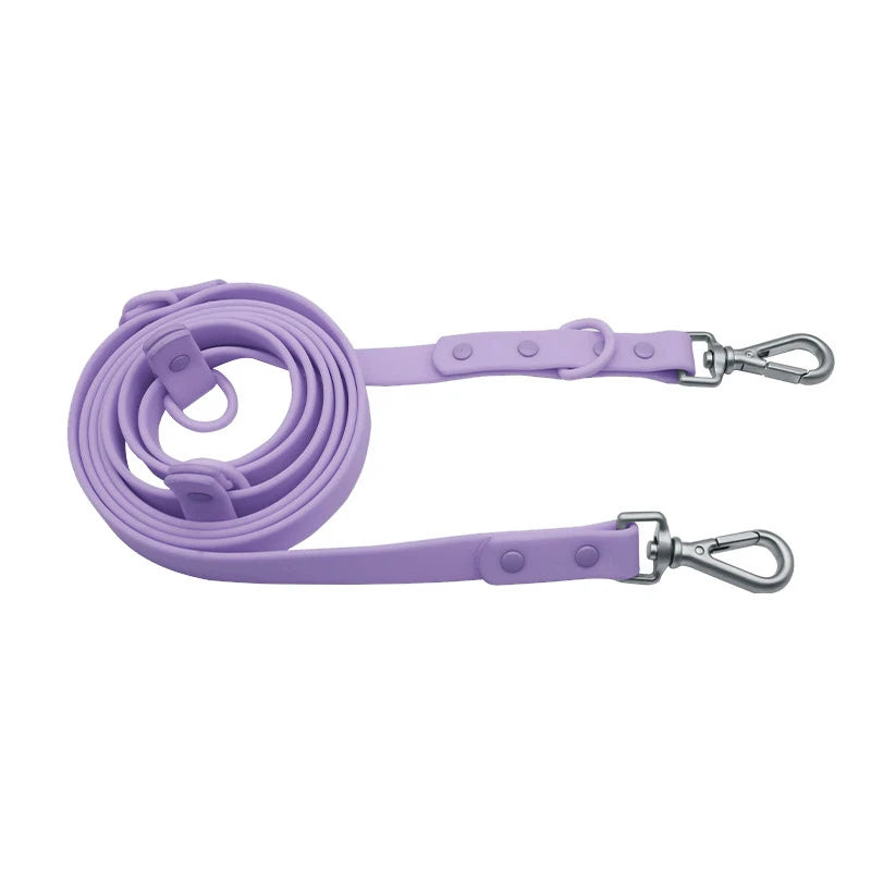 laisse PVC imperméable lila