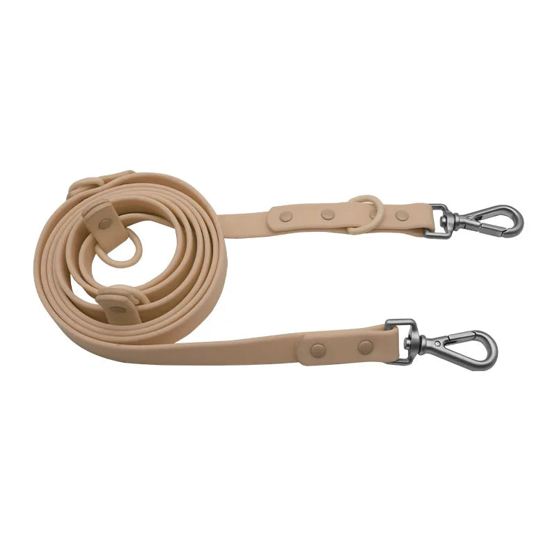 laisse PVC imperméable beige