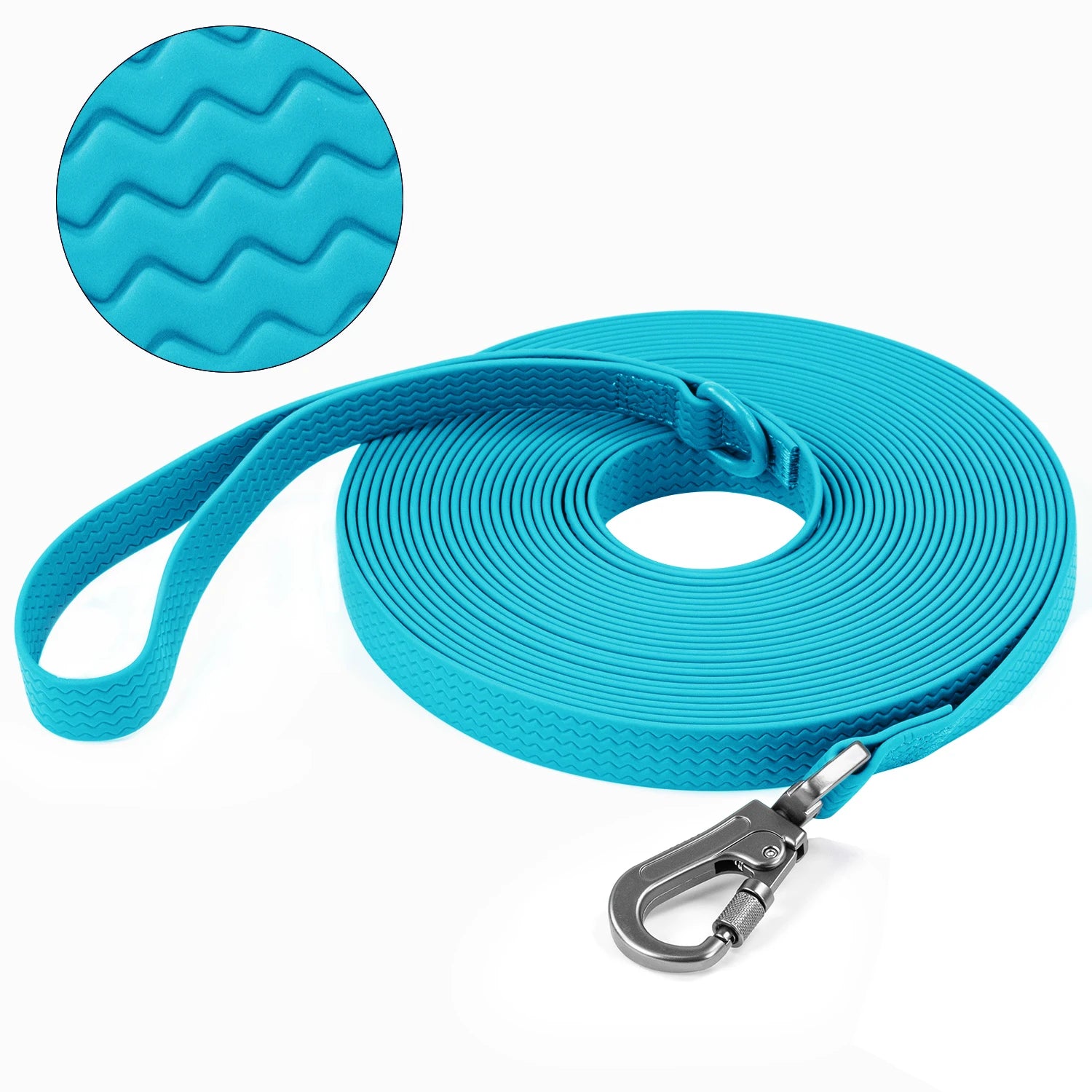 laisse PVC longe bleu