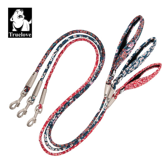 laisse corde a motif et large poignee