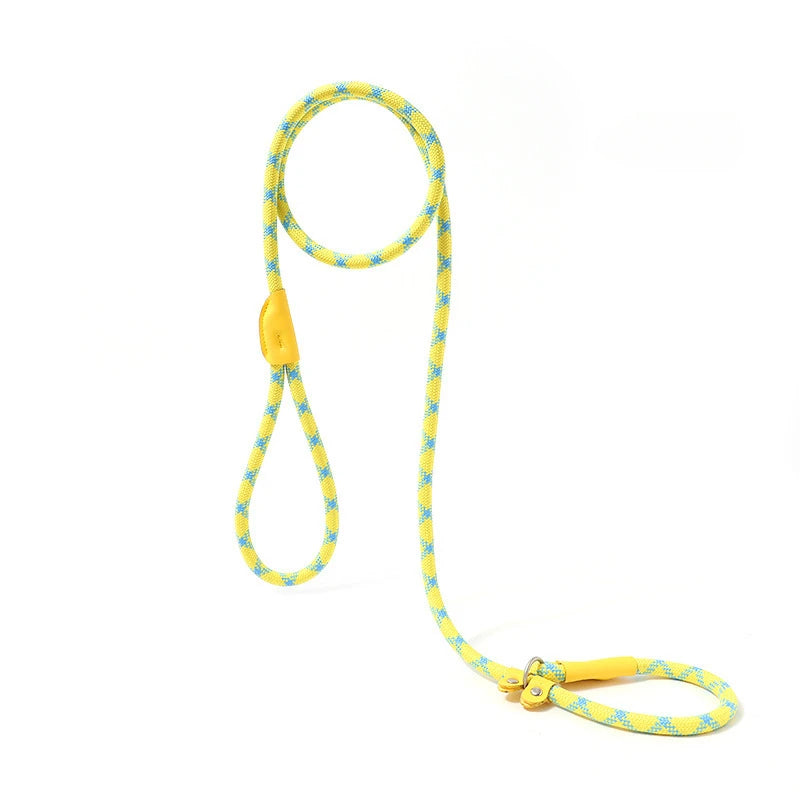 laisse corde lasso jaune