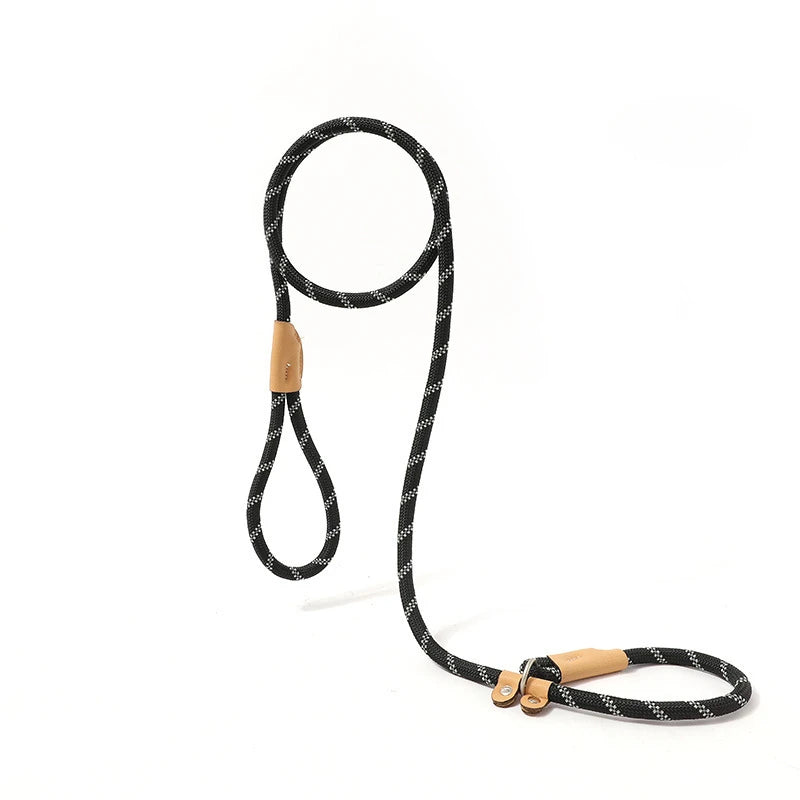 laisse corde lasso noir
