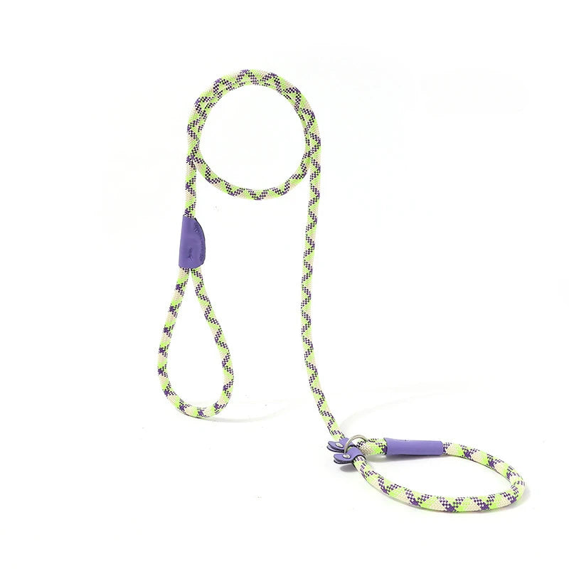 laisse corde lasso vert