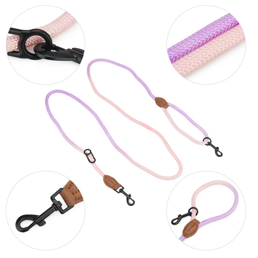 laisse corde mains libre nylon