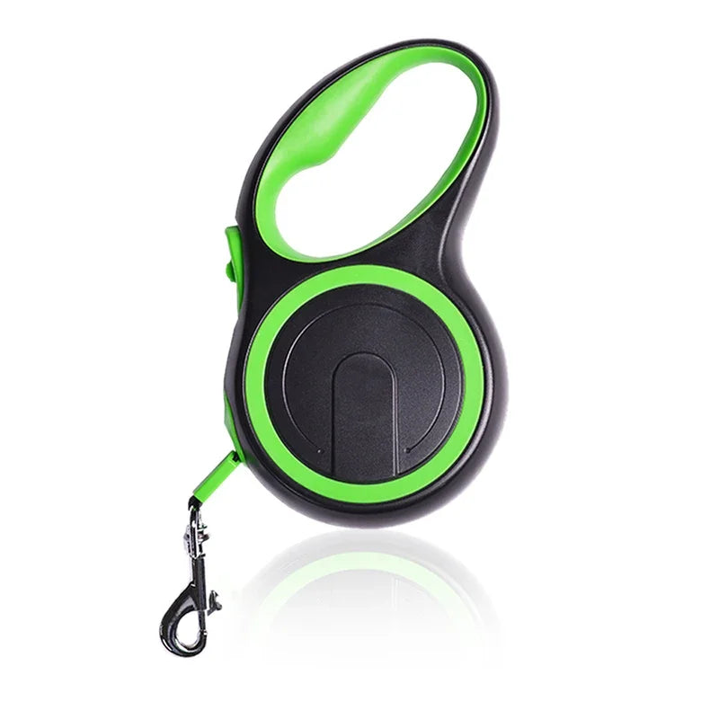 laisse couleur enrouleur vert