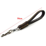 laisse pour chien cuir courte - Vignette | laisse pour chien. fr