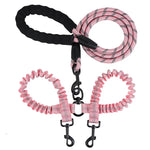 laisse double élastique pour chien - Vignette | laisse pour chien. fr