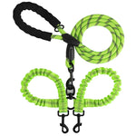 laisse double élastique pour chien - Vignette | laisse pour chien. fr