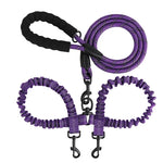 laisse double élastique pour chien - Vignette | laisse pour chien. fr