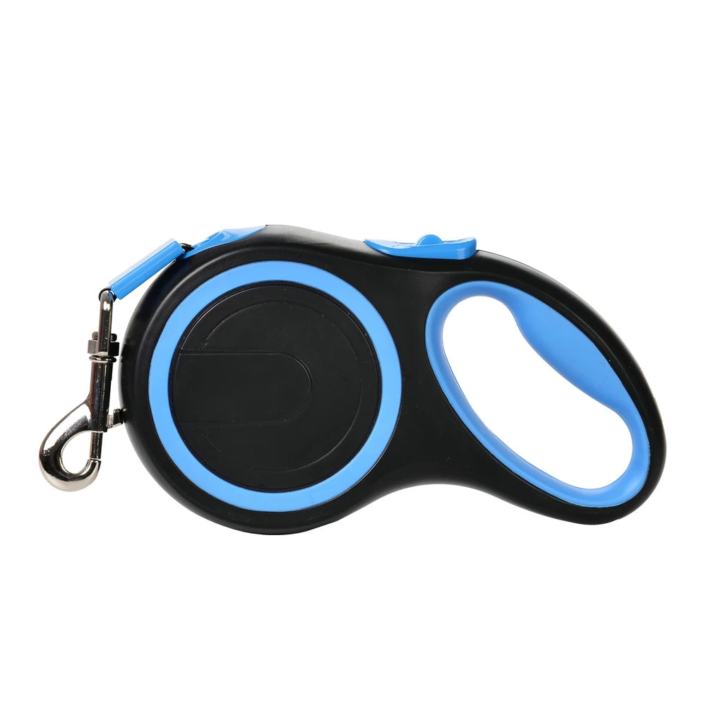 laisse enrouleur couleur bleu