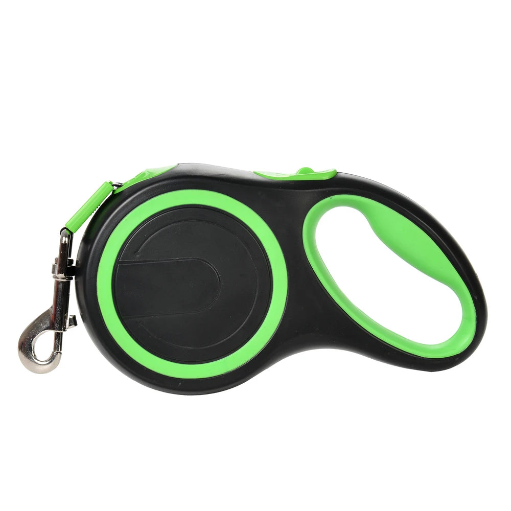 laisse enrouleur couleur vert
