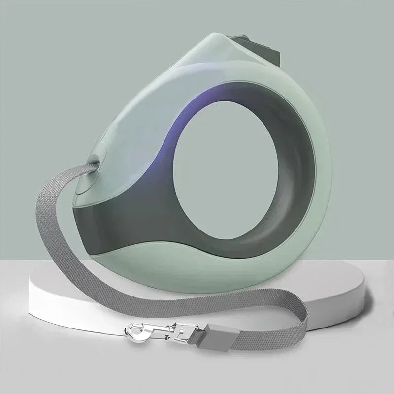 laisse enrouleur design 3m vert