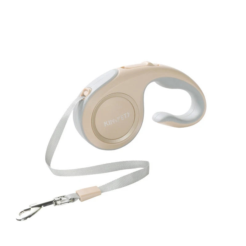 laisse enrouleur design moderne beige