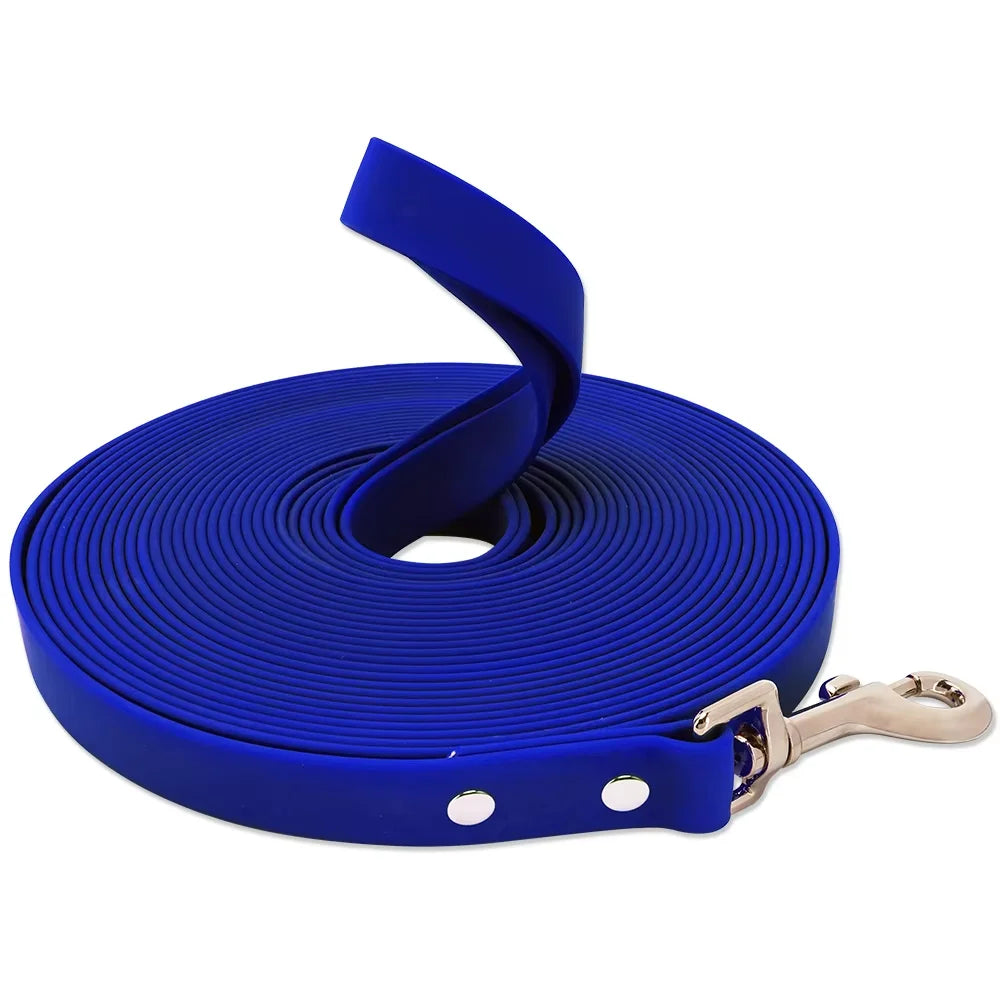 laisse impermeable bleu