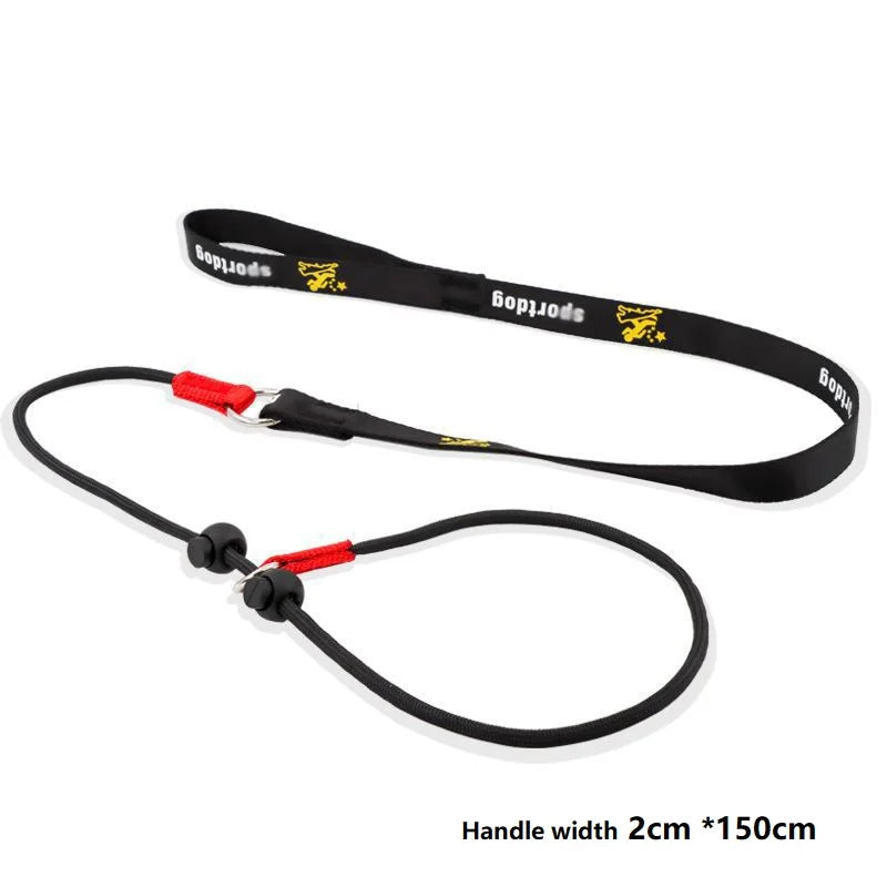 laisse lasso corde nylon 1,50 m/2cm noir