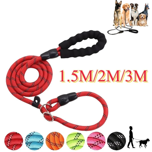 laisse lasso corde poignee rembourree couleur
