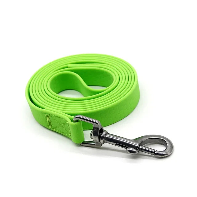 laisse longe PVC imperméable vert