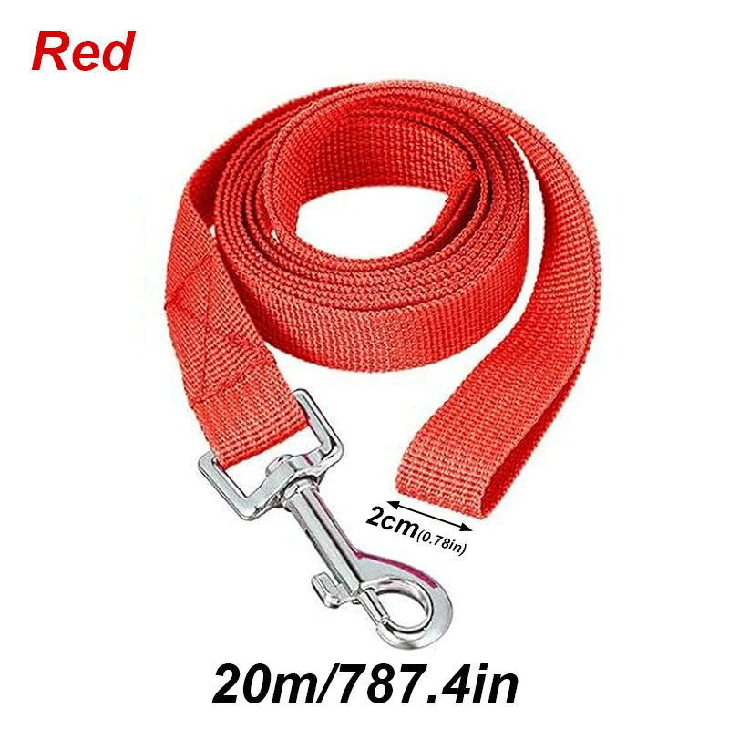 laisse longe rouge