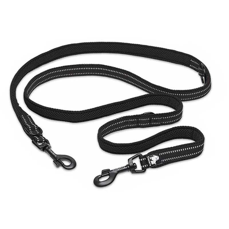 laisse mains libres ceinture de taille reflechissante pour courir noir