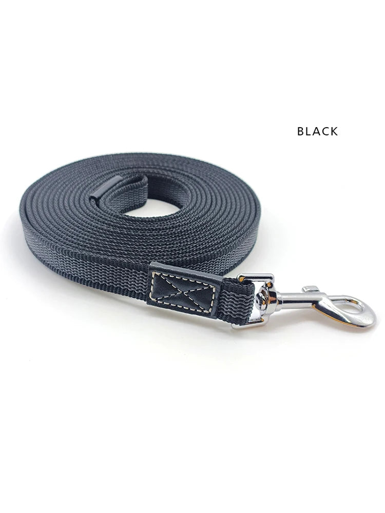 laisse nylon anti derapant noir
