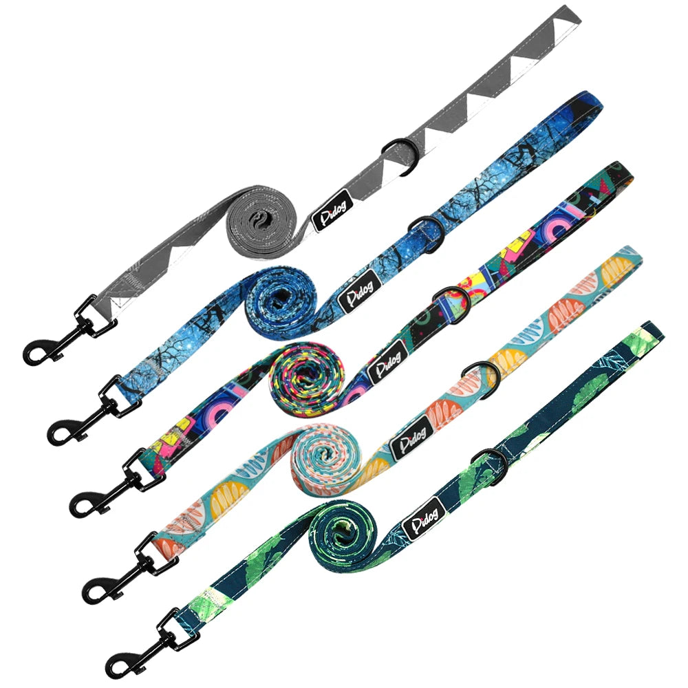laisse nylon à motif