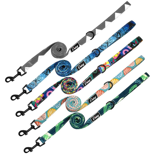 laisse nylon à motif
