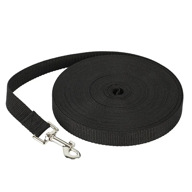 laisses longes nylon noirs